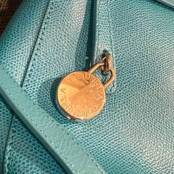 Furla Elegant Teal / Turquoise Crossbody Handbag - Picture 9 of 10
